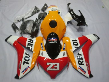 Affordable 2008-2011 Honda CBR1000RR Motorcycle Fairings - Orange White Red Glossy Black Repsol 23 Australia