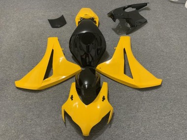 Affordable 2008-2011 Honda CBR1000RR Motorcycle Fairings - Yellow Glossy Black Australia