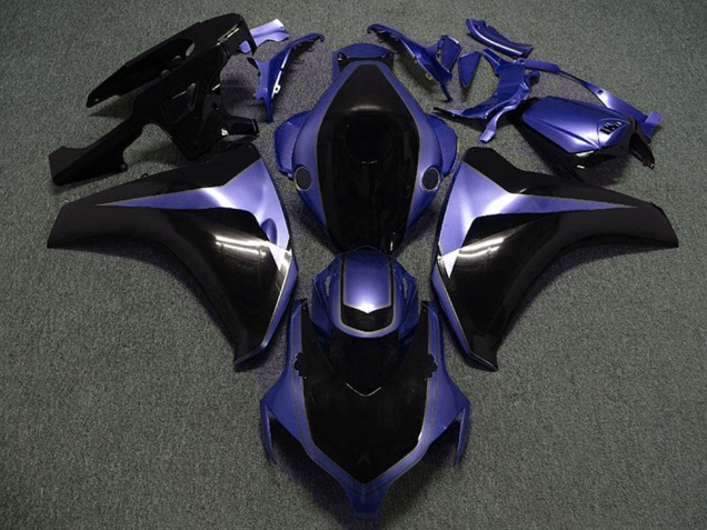 2008-2011 Honda CBR1000RR Motorcycle Fairings - Purple Glossy Black Custom Australia