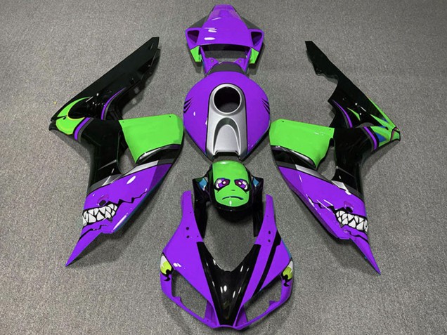 2006-2007 Honda CBR1000RR Motorcycle Fairings - Purple Silver Green Glossy Black Shark Australia