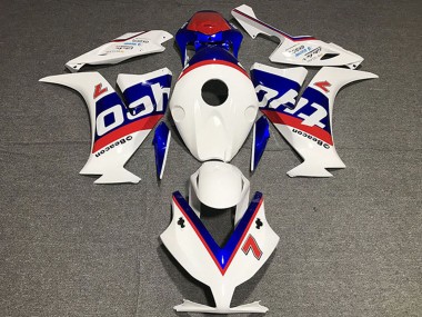 Affordable 2012-2016 Honda CBR1000RR Motorcycle Fairings - White Red Blue Tyco Australia