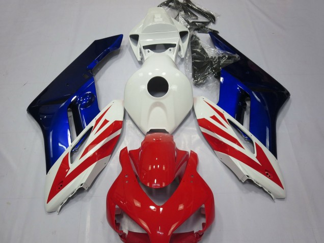 2004-2005 Honda CBR1000RR Motorcycle Fairings - White Red Blue Australia