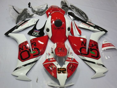 Affordable 2012-2016 Honda CBR1000RR Motorcycle Fairings - White Red Go&Fun Australia
