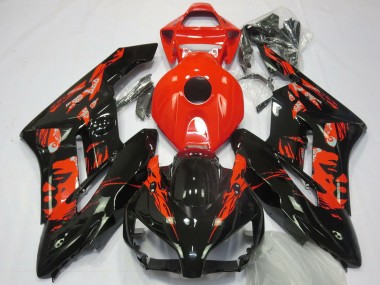 Affordable 2004-2005 Honda CBR1000RR Motorcycle Fairings - Red Glossy Black Le Mis Australia