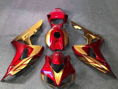 Affordable 2006-2007 Honda CBR1000RR Motorcycle Fairings - Gold Red Australia