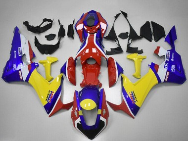 Affordable 2017-2023 Honda CBR1000RR Motorcycle Fairings - White Red Blue Yellow HRC Australia
