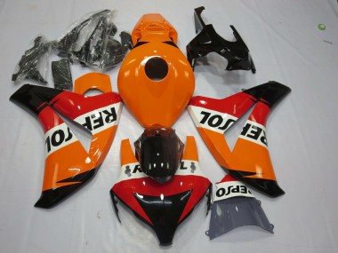 Affordable 2008-2011 Honda CBR1000RR Motorcycle Fairing - Orange White Red Glossy Black Repsol Australia