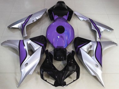 Affordable 2006-2007 Honda CBR1000RR Motorcycle Fairings - Silver Purple Glossy Black Australia