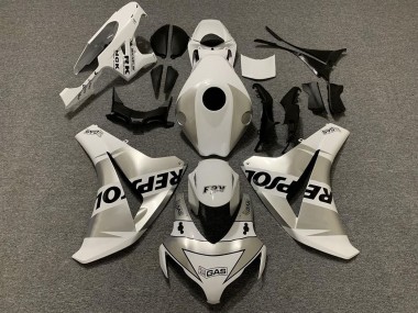 Affordable 2008-2011 Honda CBR1000RR Motorcycle Fairings - White Silver Black Repsol Australia