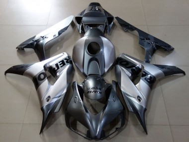 Affordable 2006-2007 Honda CBR1000RR Motorcycle Fairings - Silver Grey Black Repsol Australia