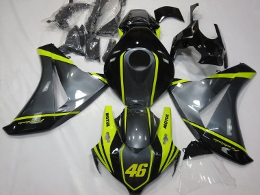 Affordable 2008-2011 Honda CBR1000RR Motorcycle Fairings - Grey Yellow Glossy Black 46 Australia