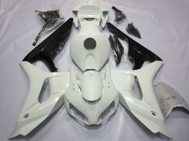 Affordable 2006-2007 Honda CBR1000RR Motorcycle Fairings - White Glossy Black Australia