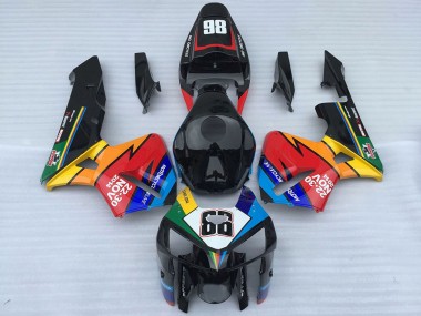 Affordable 2005-2006 Honda CBR600RR Motorcycle Fairings - Black and Red 86 Australia