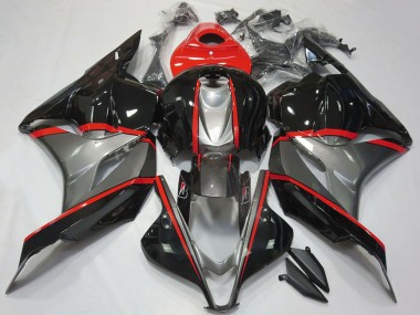 Affordable 2009-2012 Honda CBR600RR Motorcycle Fairings - Red Grey Glossy Black Australia