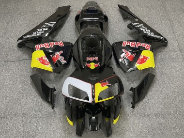 Affordable 2005-2006 Honda CBR600RR Motorcycle Fairings - Black Yellow White Red Bull Australia