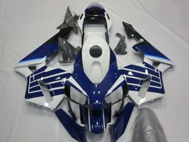 Affordable 2003-2004 Honda CBR600RR Motorcycle Fairings - White Blue Australia