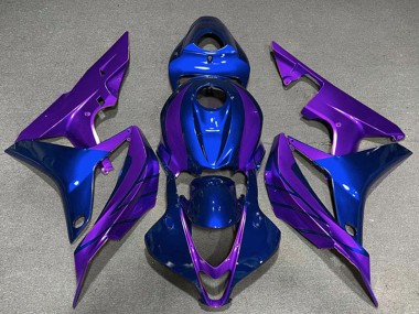 Affordable 2007-2008 Honda CBR600RR Motorcycle Fairings - Blue Purple Australia