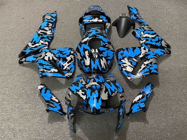 2005-2006 Honda CBR600RR Motorcycle Fairings - Camouflage Blue Australia