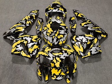 Affordable 2005-2006 Honda CBR600RR Motorcycle Fairings - Camouflage Yellow Australia