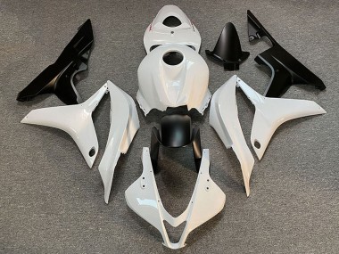 Affordable 2007-2008 Honda CBR600RR Motorcycle Fairing - White Matte Black Australia