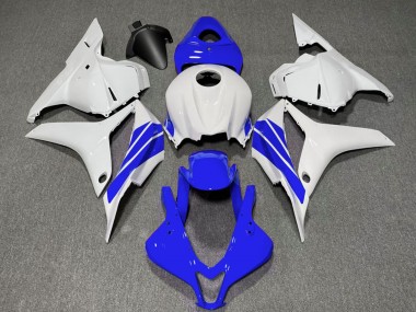 Affordable 2009-2012 Honda CBR600RR Motorcycle Fairings - White Blue Stripe Australia