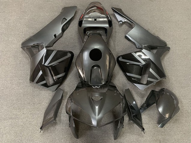2005-2006 Honda CBR600RR Motorcycle Fairings - Dark Silver and Black Australia