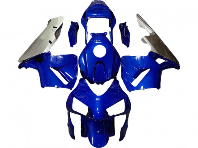 2003-2004 Honda CBR600RR Motorcycle Fairings - Silver Blue Australia
