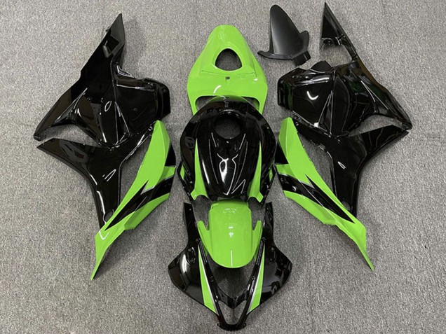 2009-2012 Honda CBR600RR Motorcycle Fairings - Green Glossy Black OEM Style Australia