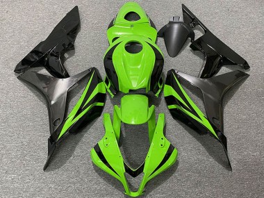 Affordable 2007-2008 Honda CBR600RR Motorcycle Fairings - Green Glossy Black Grey OEM Style Australia
