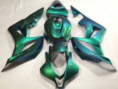 Affordable 2007-2008 Honda CBR600RR Motorcycle Fairings - Emerald Green Plain Australia