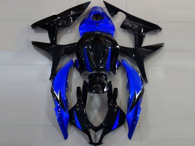 Affordable 2007-2008 Honda CBR600RR Motorcycle Fairings - Blue Glossy Black Australia