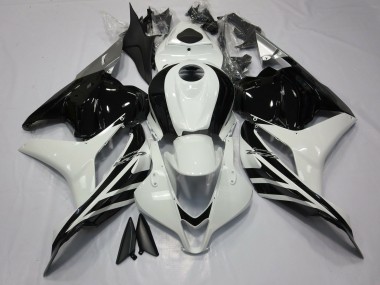 Affordable 2009-2012 Honda CBR600RR Motorcycle Fairings - White Glossy Black Australia