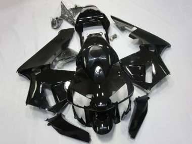 Affordable 2003-2004 Honda CBR600RR Motorcycle Fairing - Glossy Black Matte Black Australia