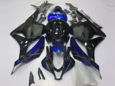 Affordable 2009-2012 Honda CBR600RR Motorcycle Fairing - Blue Glossy Black Matte Black Australia