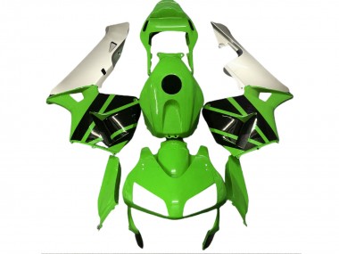 Affordable 2003-2004 Honda CBR600RR Motorcycle Fairings - Silver Green Glossy Black Australia