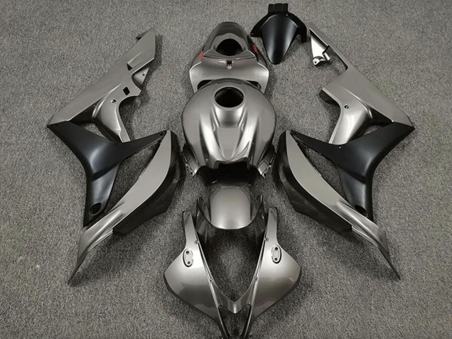 2007-2008 Honda CBR600RR Motorcycle Fairings - Silver Matte Black Australia