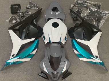 Affordable 2009-2012 Honda CBR600RR Motorcycle Fairings - White Grey Blue Matte Black Australia