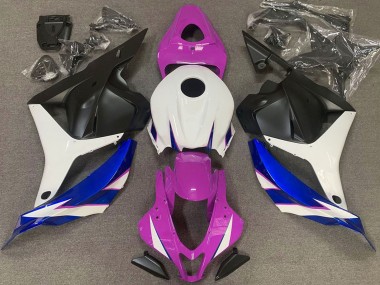 Affordable 2009-2012 Honda CBR600RR Motorcycle Fairings - White Pink Blue Matte Black Australia