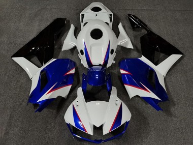 Affordable 2013-2023 Honda CBR600RR Motorcycle Fairings - White Blue Glossy Black Australia