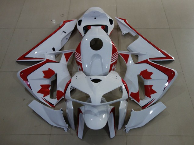 2005-2006 Honda CBR600RR Motorcycle Fairings - White Red Canada Australia