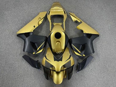 Affordable 2003-2004 Honda CBR600RR Motorcycle Fairings - Gold Matte Black Australia