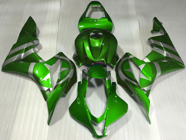 2007-2008 Honda CBR600RR Motorcycle Fairings - Green Captain America Australia