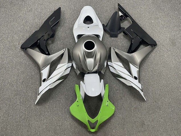 2007-2008 Honda CBR600RR Motorcycle Fairings - Silver White Green Glossy Black Australia