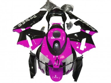 Affordable 2003-2004 Honda CBR600RR Motorcycle Fairings - Hot Pink Glossy Black Power Australia