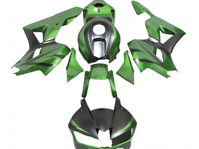 2013-2023 Honda CBR600RR Motorcycle Fairings - Lizard Green Matte Black Australia