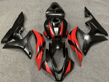 Affordable 2007-2008 Honda CBR600RR Motorcycle Fairings - Red Matte Black Australia