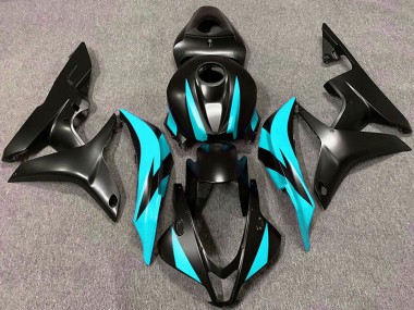 Affordable 2007-2008 Honda CBR600RR Motorcycle Fairings - Cyan Blue Matte Black Australia