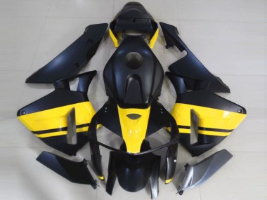 Affordable 2005-2006 Honda CBR600RR Motorcycle Fairings - Matte Black Glossy Yellow Australia