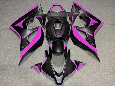 Affordable 2007-2008 Honda CBR600RR Motorcycle Fairings - Pink Matte Black Australia
