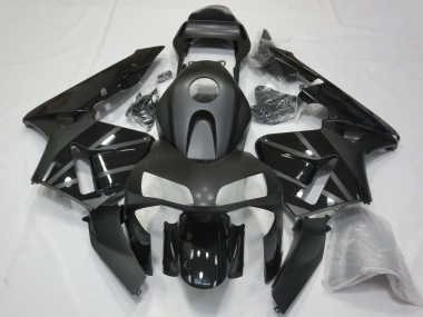 Affordable 2003-2004 Honda CBR600RR Motorcycle Fairings - Glossy Black Matte Black Australia